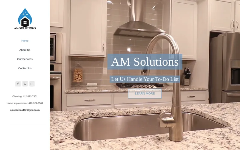 AM Solutions website